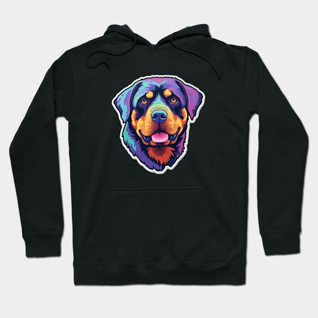 Robust Rottweiler - Canine Companion Design Hoodie by InTrendSick